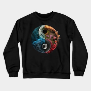 Cosmic Flowers Crewneck Sweatshirt